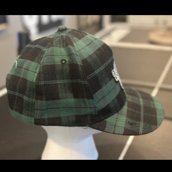 Monkey Sport Embroidered Plaid Baseball hat - Picture 4 of 6